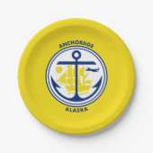 Markering van Borden van alaskapapier Papieren Bordje (Voorkant)