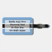 Markering van Botswana - Easy ID Personal Bagagelabel (Achterkant horizontaal)