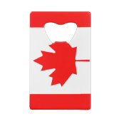 Markering van Canada Creditcard Bottle Open Creditkaart Flessenopener (Achterkant)