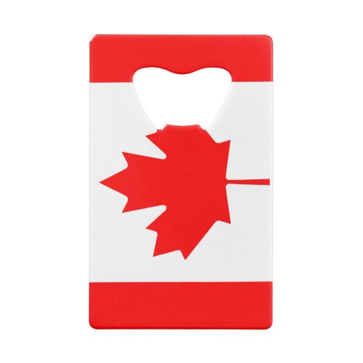 Markering van Canada Creditcard Bottle Open Creditkaart Flessenopener (Achterkant)