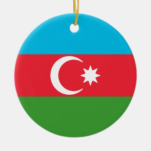 Markering van de Azerbeidzjan Keramisch Ornament (Voorkant)
