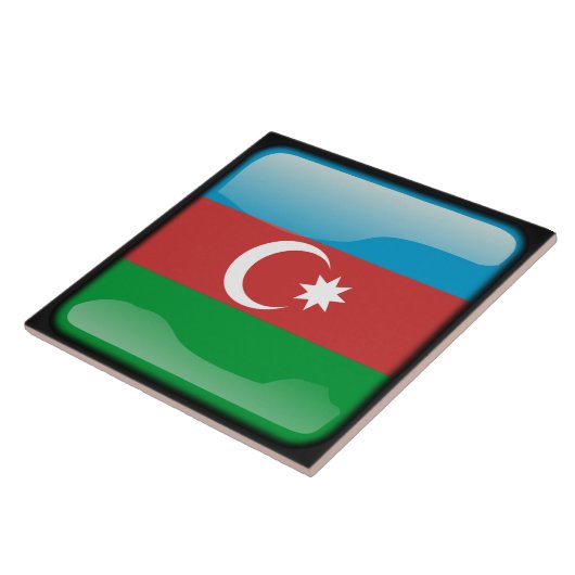 Markering van de Azerbeidzjan Tegeltje (Zijkant)