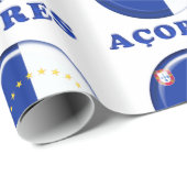 Markering van de Azoren Cadeaupapier (Rol Hoek)