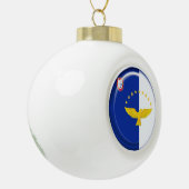 Markering van de Azoren Keramische Bal Ornament (Links)