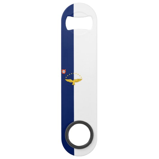 Markering van de Azoren - Roestvrij stalen flesope Speed Flessenopener (Voorkant)