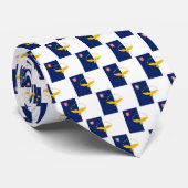 Markering van de Azoren Stropdas (Opgerold)