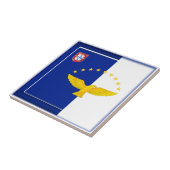 Markering van de Azoren Tegeltje (Zijkant)