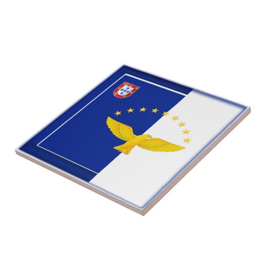 Markering van de Azoren Tegeltje (Zijkant)