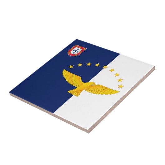 Markering van de Azoren Tegeltje (Zijkant)