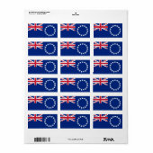 Markering van de Cookeilanden Etiket (Full Sheet)