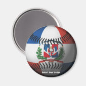 Markering van de Dominicaanse Republiek - Betrokke Magneet (Voorkant / Achterkant)