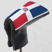 Markering van de Dominicaanse Republiek Golf Head  Golfheadcover (3/4 voorkant)