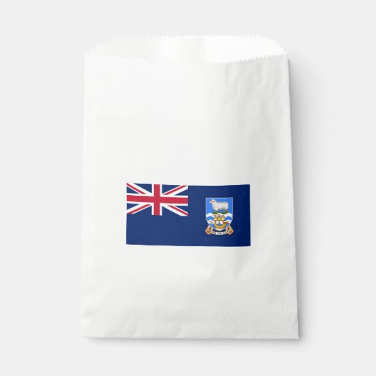 Markering van de Falklandeilanden (Brits grondgebi Bedankzakje (Voorkant)