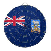 Markering van de Falklandeilanden (Brits grondgebi Dartbord (Voorkant)
