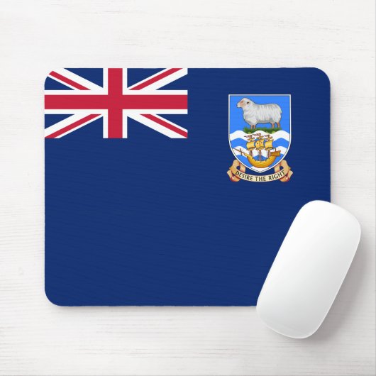 Markering van de Falklandeilanden (Brits grondgebi Muismat (Met muis)