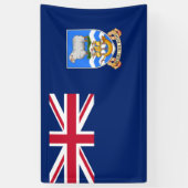 Markering van de Falklandeilanden (Brits grondgebi Spandoek (Verticaal)