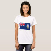Markering van de Falklandeilanden (Brits grondgebi T-shirt (Voorkant volledig)
