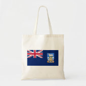 Markering van de Falklandeilanden (Brits grondgebi Tote Bag (Voorkant)