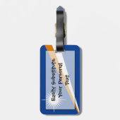 Markering van de Marshalleilanden - Persoonlijk ge Bagagelabel (Achterkant verticaal)