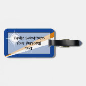 Markering van de Marshalleilanden - Persoonlijk ge Bagagelabel (Achterkant horizontaal)