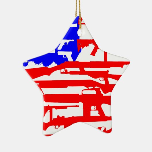 Markering van de Pistolen 2e wijziging Keramisch Ornament (Rechts)