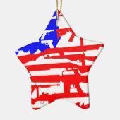 Markering van de Pistolen 2e wijziging Keramisch Ornament (Links)