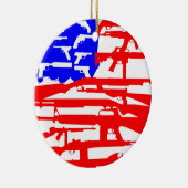 Markering van de Pistolen 2e wijziging Keramisch Ornament (Rechts)