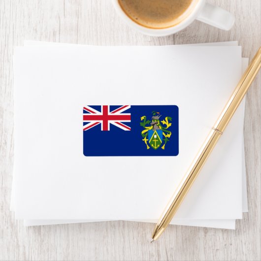 Markering van de Pitcairneilanden Etiket (Insitu)