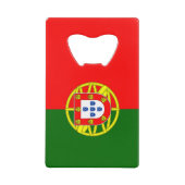 Markering van de Portugese opener voor creditcard Creditkaart Flessenopener (Voorkant)