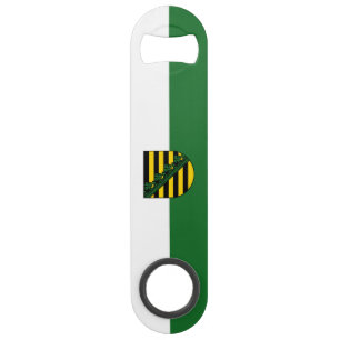 Markering van de Saksische snelheidslezer Speed Flessenopener