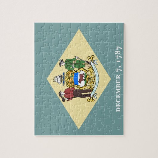 Markering van Delaware Legpuzzel (Verticaal)