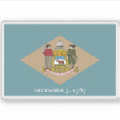 Markering van Delaware Sticker (Voorkant)