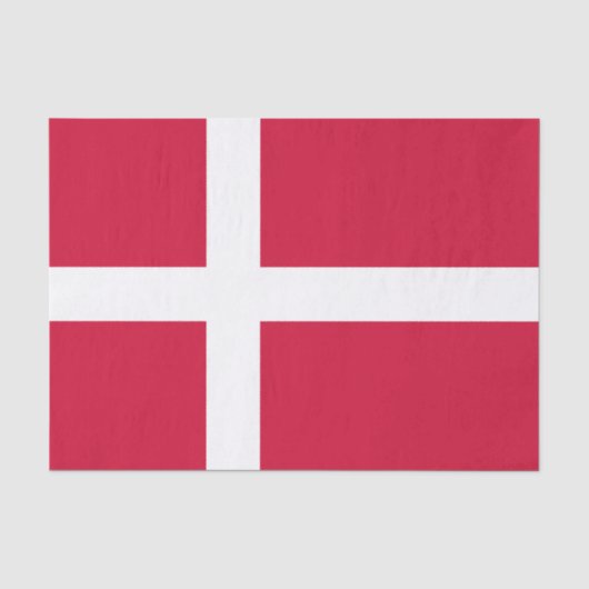 Markering van Denemarken Weefselpapier Tissuepapier (Voorkant)