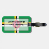 Markering van Dominica Personal Easy ID Bagagelabel (Achterkant horizontaal)
