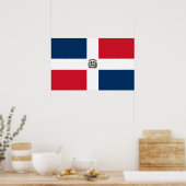 Markering van Dominica-Poster Poster (Keuken)