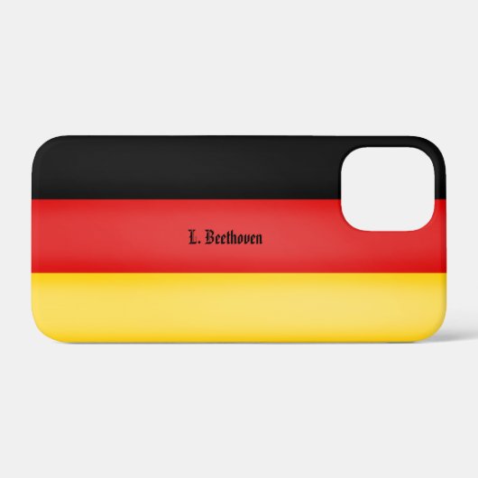 Markering van Duitsland Schwarz Rot Gold-gepersona Case-Mate iPhone Case (Achterkant (horizontaal))