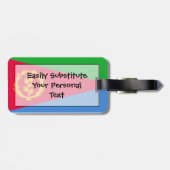 Markering van Easy ID uit Eritrea Persoonlijk Bagagelabel (Achterkant horizontaal)