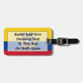 Markering van Ecuador - Easy ID Personal Bagagelabel (Voorkant horizontaal)