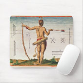 Markering van een Warrior of Virginia Muismat (Met muis)