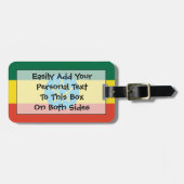 Markering van Ethiopië - Easy ID Personal Bagagelabel (Voorkant horizontaal)