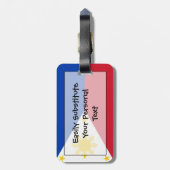 Markering van Filipijnen - Easy ID Personal Bagagelabel (Achterkant verticaal)