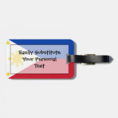 Markering van Filipijnen - Easy ID Personal Bagagelabel (Achterkant horizontaal)