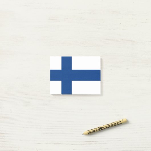 Markering van Finland Post-it® notes (Op bureau)