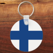 Markering van Finland Sleutelhanger (Voorkant)