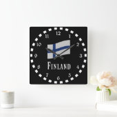 Markering van Finland  Vierkante Klok (Huis)