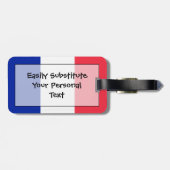 Markering van France Easy ID Bagagelabel (Achterkant horizontaal)