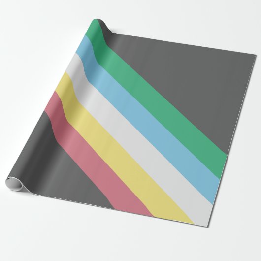 Markering van gehandicaptenrechten cadeaupapier (Uitgerold)