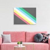 Markering van gehandicaptenrechten canvas afdruk (Insitu (Woonkamer))