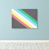 Markering van gehandicaptenrechten canvas afdruk (Insitu (Houten vloer))