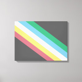 Markering van gehandicaptenrechten canvas afdruk